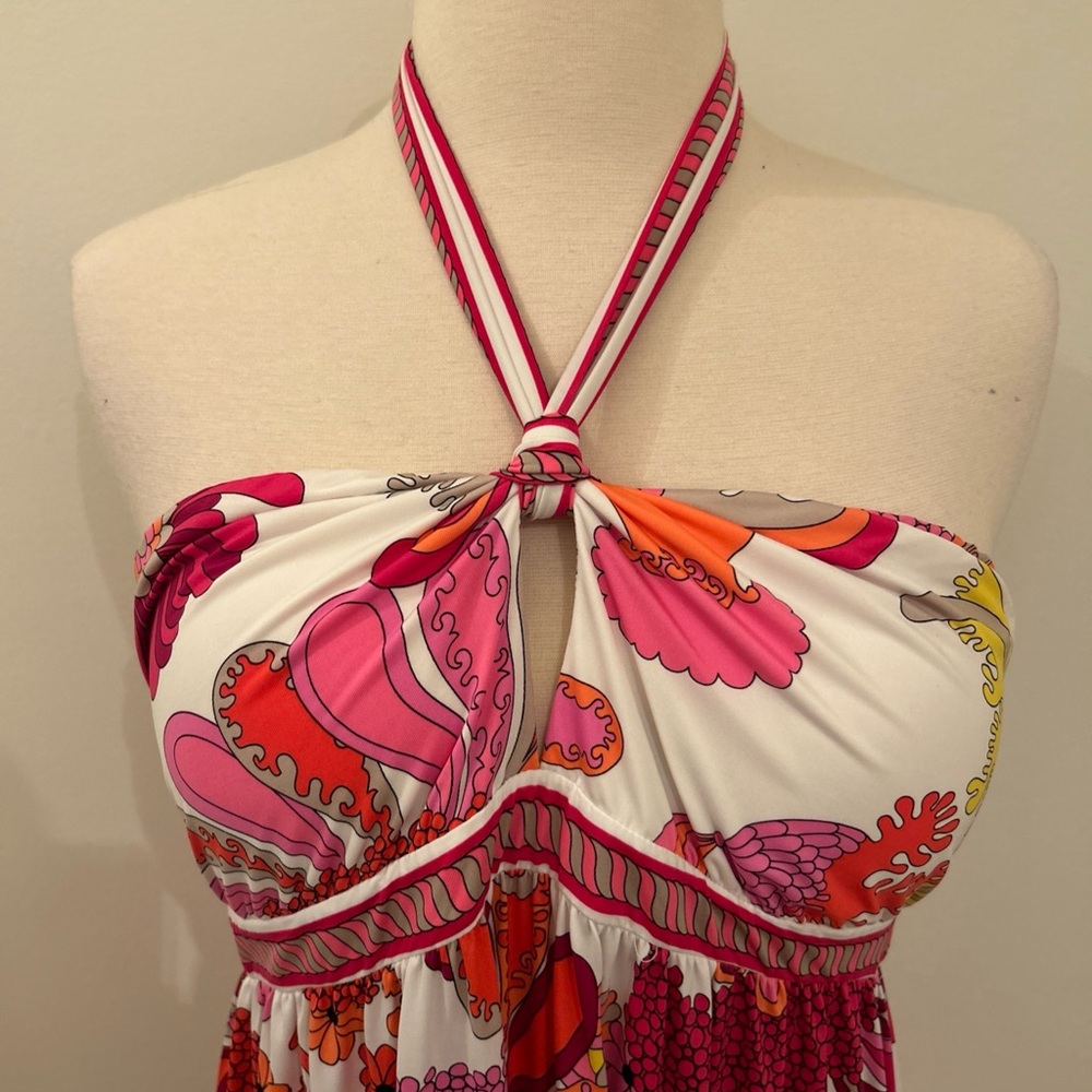Trina Turk Colorful Maxi Dress Preowned - Picture 3 of 4